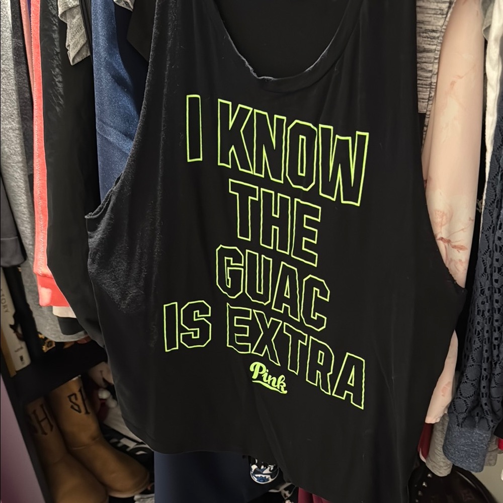 Victoria’s Secret PINK sleeveless workout shirt - Picture 3 of 6